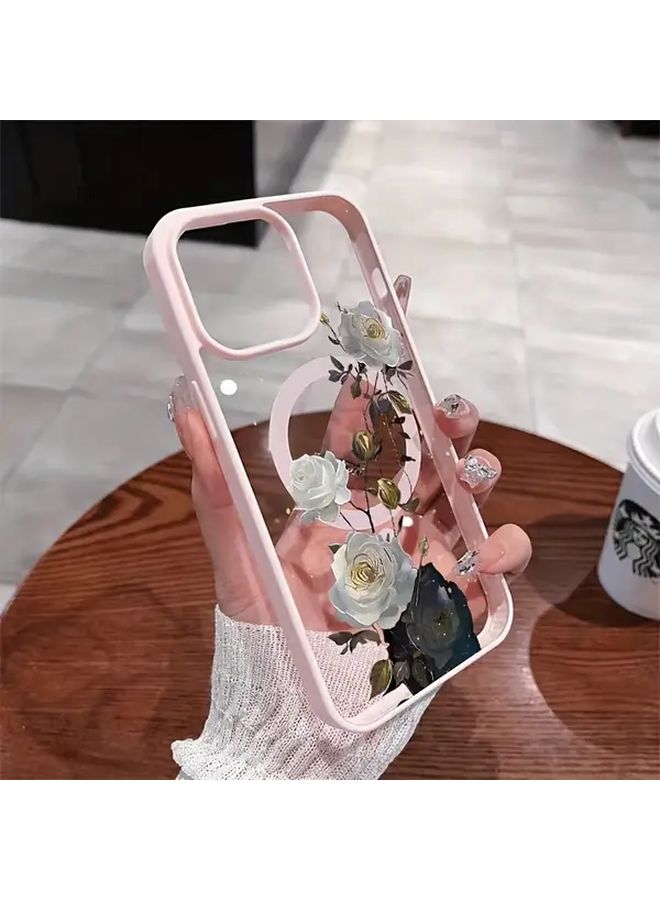 Grey Magnetic Wireless Anti Drop Phone Case For IPhone 16 Plus Christmas Gift - Image 2